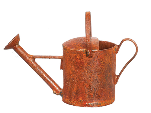Large Watering Can, Rust
